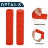 Unique Bargains Bike Handlebar Grips Covers 4.72" Length Orange 1 Pair - 3 of 4