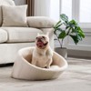 Pang Dog Car Bed,Teddy Bear Dog Beds for Small Medium Dogs,Non-Slip Bottom Cat Couch Bed,Waterproof Memory Foam Indoor Pet Sofa Bed-Maison Boucle - 3 of 4