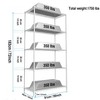 FONTOI Metal Storage Shelves, Adjustable Heavy Duty Shelving Unit, Standing Storage Rack Shelf Organizer - 3 of 4