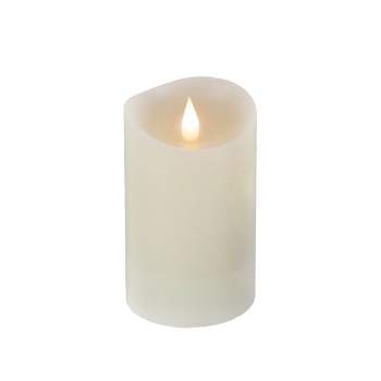 5" HGTV LED Real Motion Flameless Ivory Candle Warm White Light - National Tree Company