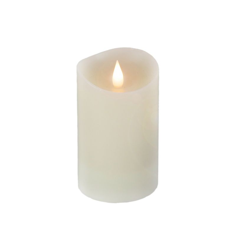 5" HGTV LED Real Motion Flameless Ivory Candle Warm White Light - National Tree Company, 1 of 6