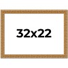 PosterPalooza | Contemporary Gold Picture Frame - UV Acrylic, Backing Board, Hanging Hardware Included - 2 of 4