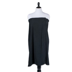Design Imports Black Shower Wrap Womens Plus Size - 1 of 4