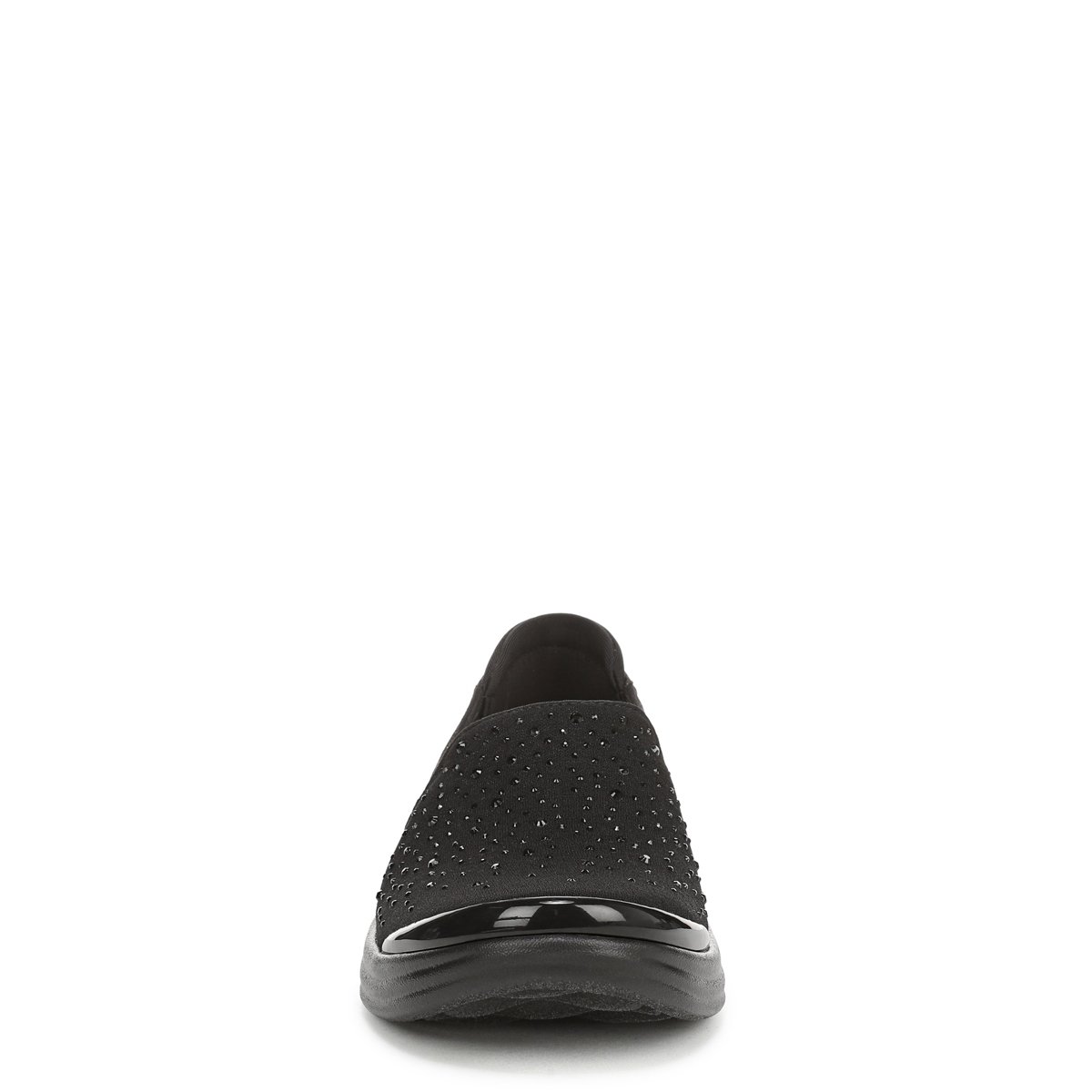 Обувь Bzees for Lifestride LifeStride Womens Poppyseed Ballet Flat Black Rhinestone Fabric 10 M — фото 4