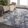 Nourison Urban Decor URD05 Blue/Cream/Yellow Indoor Area Rug - 4' x 6' - 4 of 4