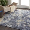 Nourison Urban Decor URD05 Blue/Cream/Yellow Indoor Area Rug - 4' x 6' - image 4 of 4