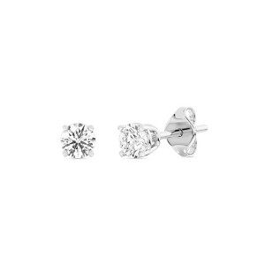 Gilded Lab-Grown Diamond Stud Earrings for Women | 925 Sterling Silver Studs and 14KT Gold 925 Plated Silver | Hypoallergenic Fine Jewelry - 1 of 4
