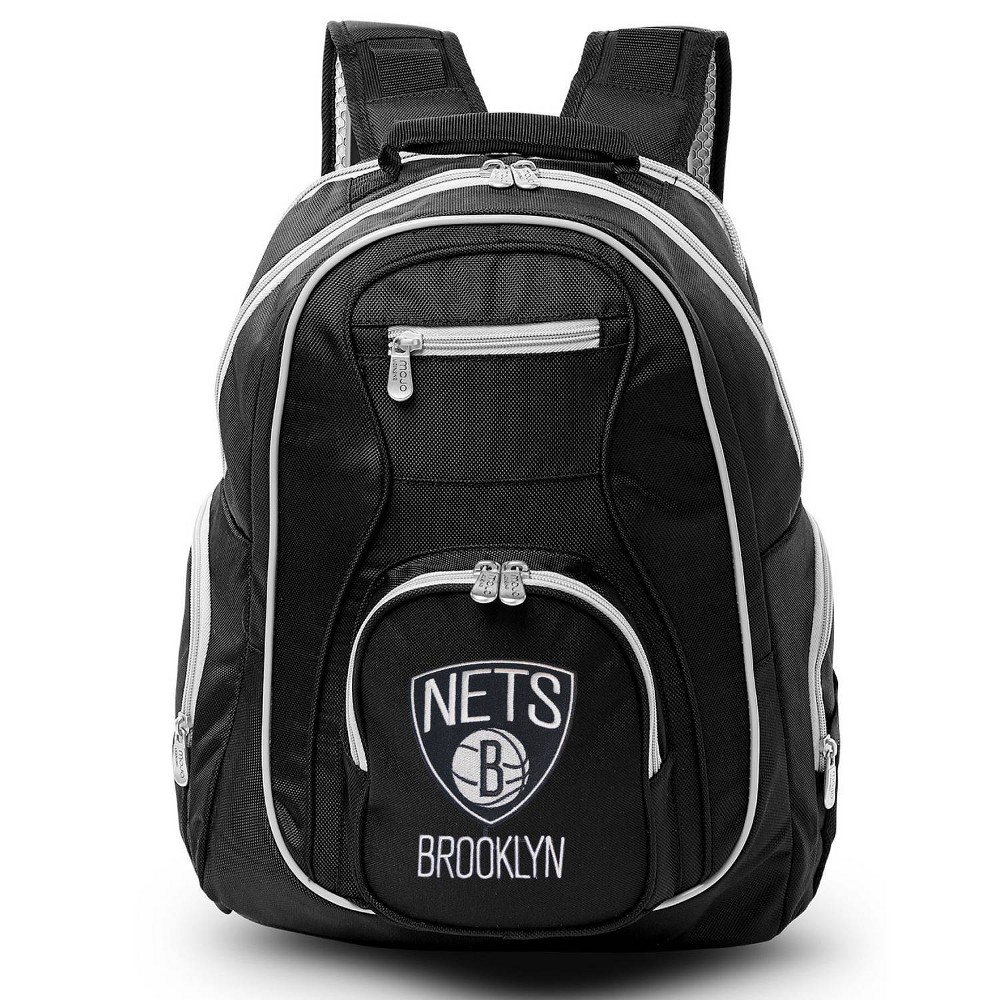 Photos - Backpack NBA Brooklyn Nets Colored Trim 19" Laptop 
