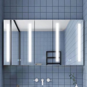Surface Mounted Medicine Cabinet,LED Wall Hung Medicine Cabinet,Bathroom Cabinet With Mirror And Light,Medicine Cabinet With Mirror-The Pop Home - 1 of 4