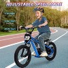 24V Electric Dirt Bike, 250w Electric Motorcycle, 16 Inch Electric Balance Bike for Ages 6-12, Up to 15.53MPH & 3 Speed Settings - 3 of 4