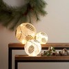 Pine Cone Globes Set of 3 LED Lights 6 Hour Timer Christmas Indoor 8"H By Melrose - 2 of 4