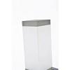 Elegant Lighting Raine Integrated LED wall sconce in silver - 4 of 4