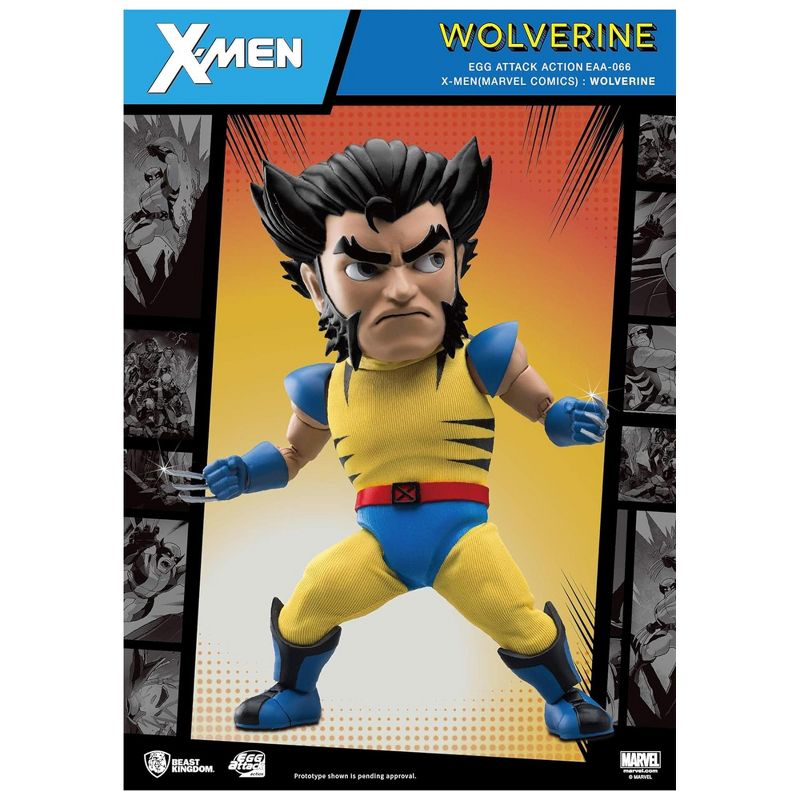 Beast Kingdom Co. Marvel Egg Attack Action Figure | Special Edition Wolverine, 4 of 10