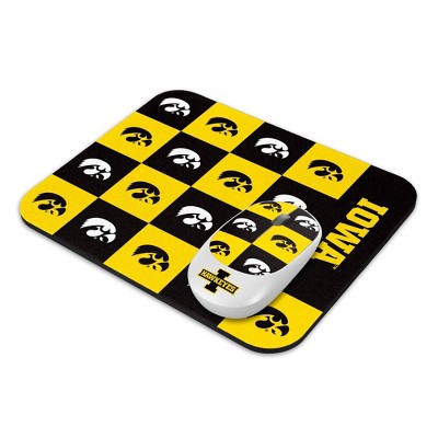 NCAA Iowa Hawkeyes Mouse and Mousepad Set