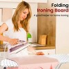 56.3-inch large metal ironing board, Folding table, freestanding, height-adjustable, no assembly required - 3 of 4