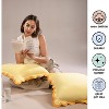 Folkulture Throw Pillow Cover Scallop Embroidery Oasis - 2 of 4