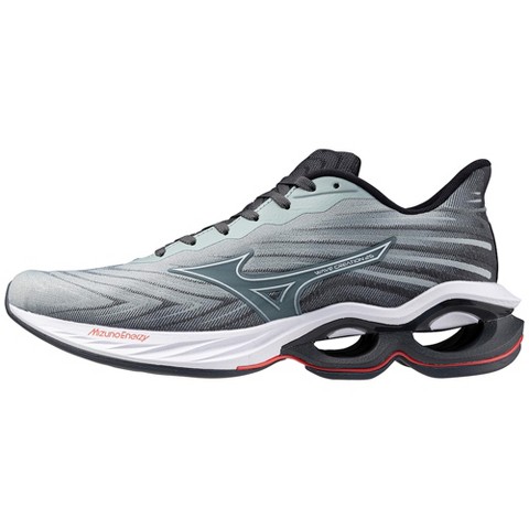Мужские кроссовки Mizuno Men's Wave Creation 25 SSW Running Shoe, 11 1/2, Marina-Navy Peony, цвет: Серый