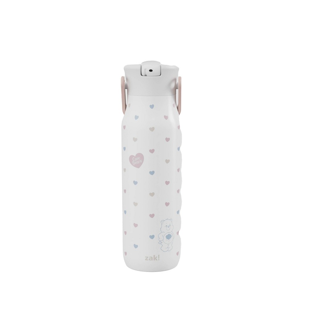 Zak Designs 32oz Care Bears Stainless Steel Vacuum Insulated Water Bottle with Straw Lid Cream