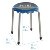 ECR4Kids Daisy Stackable Stool Set, 8-Piece - 2 of 4