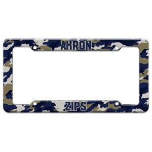 University of Akron Zips Camo License Plate Tag Frame - 1 of 4