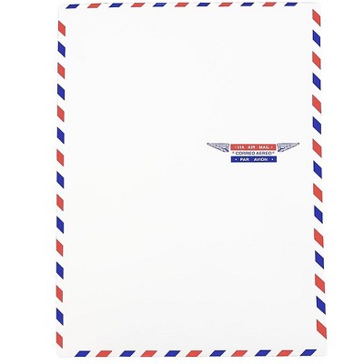 JAM Paper 9 x 12 Airmail Open End Catalog Envelopes White 1430744