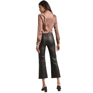 VENUS Womens Satin Crop Blouse - 1 of 4