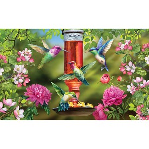 Briarwood Lane Spring Doormat 30x18 Indoor Outdoor Hummingbird Feeder For Spring Doormat - 1 of 4