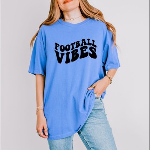 Simply Sage Market Retro Football Vibes Garment Dyed Tee - 1 of 4
