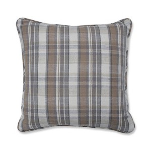 Bebe Cobblestone IndoorMini Square Throw Pillow Gray - Pillow Perfect, Beige Gray