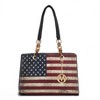 MKF Collection Nevaeh Vegan Leather patriotic pattern Women’s Shoulder Bag by Mia K - 2 of 4