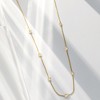 Pure Collection by Ross-Simons 0.20 ct. t.w. Diamond Station Necklace in 14kt Yellow Gold - 4 of 4