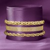 Ross-Simons 18kt Gold Over Sterling Byzantine Bracelet - 3 of 4