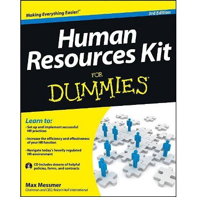 Human Resources Kit For Dummies, 3rd Edition - by  Max Messmer (Mixed Media Product)