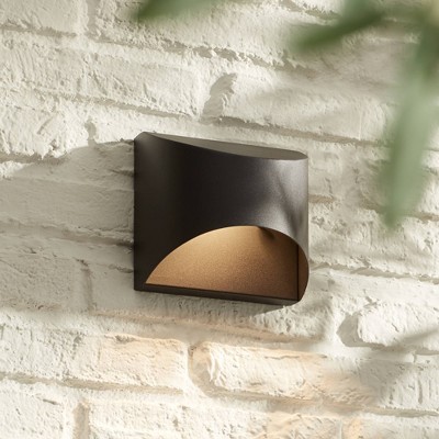 Ratner Black LED Downlight Outdoor Wall Fixture