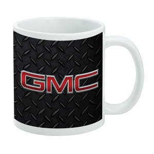 GMC Truck Logo Ceramic Coffee Mug  Novelty Gift Mugs for Coffee  Tea and Hot Drinks  11oz  White - 1 of 4