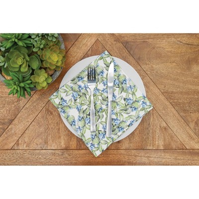 C&F Home Lakeside Blueberry Napkin Set of 6