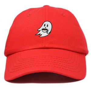 Dalix Coffee Ghost Cap Embroidered Coffee Cotton Baseball Hat Mens Womens - 1 of 4