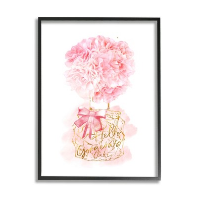 Stupell Industries Hello Gorgeous Pink Carnation Framed Giclee