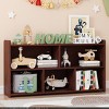 Book Shelf, Cubes Storage Organizer, Freestanding Bookshelf Cube Shelf for Bedroom, Living Room, 3-Tier Open Bookshelf Wooden Bookcase - 3 of 4