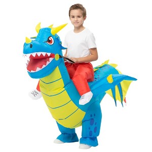 Garvee Inflatable Costume- Inflatable Dinosaur Costume, Halloween Costumes, Funny Blow up Costumes,Onesize - 1 of 4
