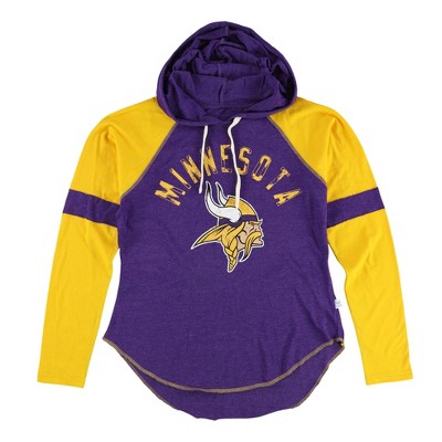 Touch by G-III Womens Minnesota Vikings Graphic T-Shirt, Purple, Medium