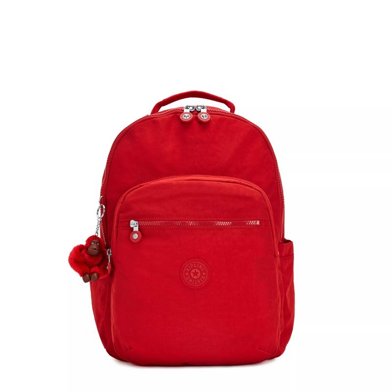 Kipling Seoul Large 15" Laptop Backpack Cherry Tonal
