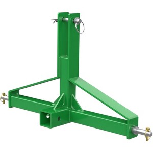 Tractor Quick Hook, First-class Heavy-duty Three-point Hook Adapter, Equipped with 2-inch Receiver and Drag Rod, Load Capacity 10,000 Pounds, Green - 1 of 4