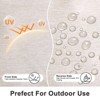 Aoodor Outdoor Dining Chair Cushions Set of 2, Waterproof Patio Furniture Seat Cushions, Outdoor Chair Pads with Ties - 4 of 4