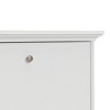 Tvilum, Sonoma 3 Drawer Shoe Cabinet, White - 4 of 4