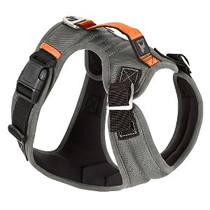 Gooby Pioneer Dog Harness with Control Handle & Seat Belt Restrain Capability, Small, Gray - 1 of 1