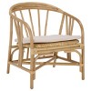 Billie Rattan Dining Chair - SEA8041 - Natural/Cream - Safavieh - 4 of 4