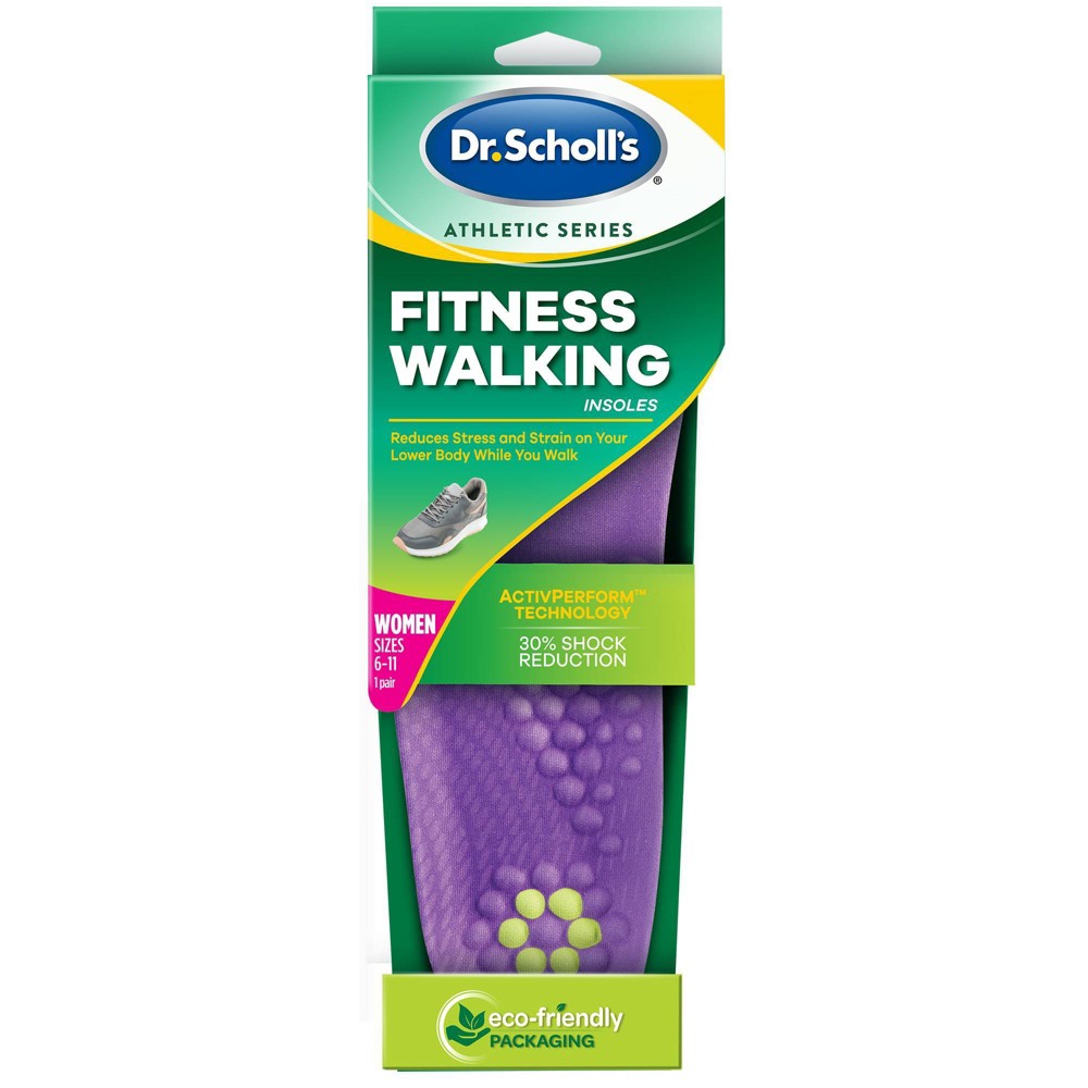 UPC 011017573876 product image for Dr. Scholl's Athletic Series Fitness Walking Insoles Women - Size 6-11 | upcitemdb.com