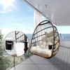 NicBex Indoor Outdoor Hammock Egg Chair without Stand,Hanging Chair with Foldable Frame for Patio Bedroom Porch Garden - 2 of 4