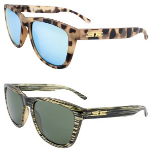 2 Pairs of Epoch Eyewear Vibe Sunglasses with Teal Mirror Lenses - 1 of 4